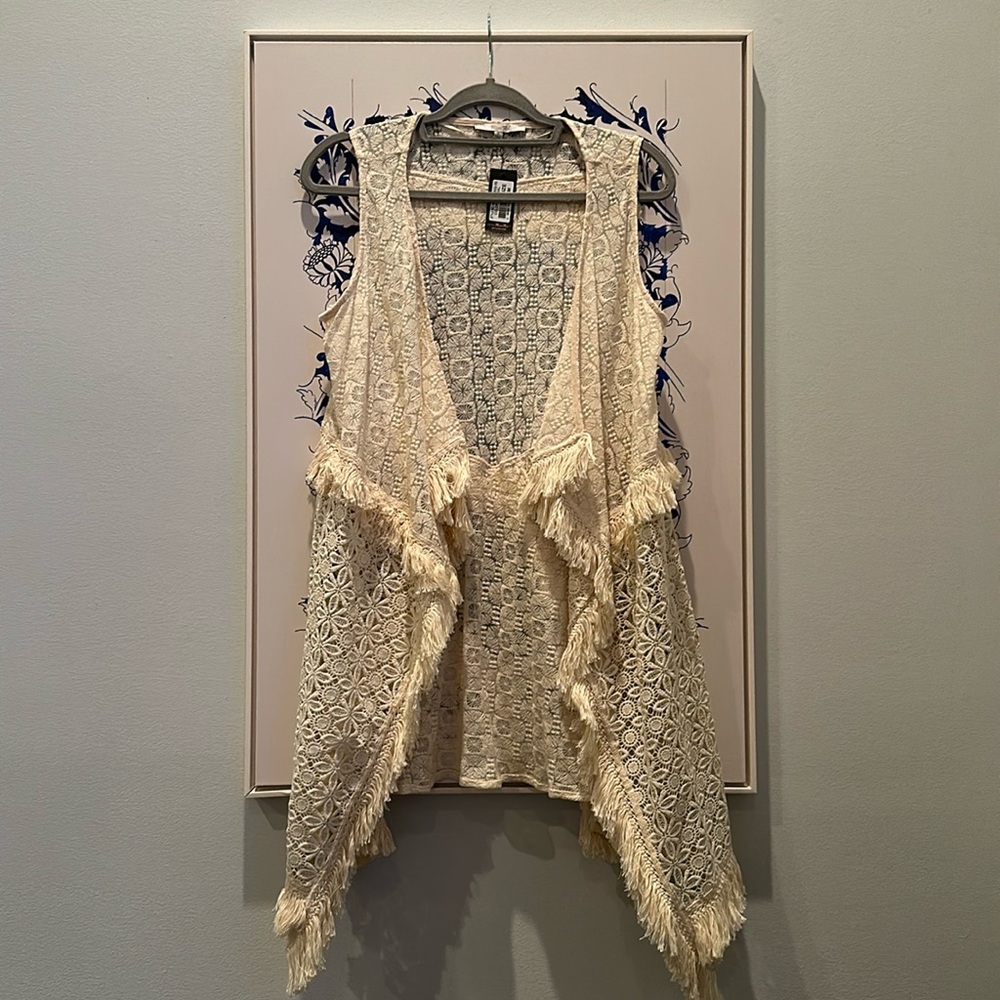 Crochet Bohemian kimono | Coachella | Music festival topper | Stagecoach